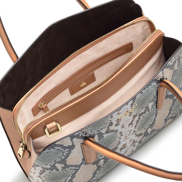 Radley London Liverpool 2.0 Medium Zip-Top Satchel - Butterscotch - Picture 6 of 7